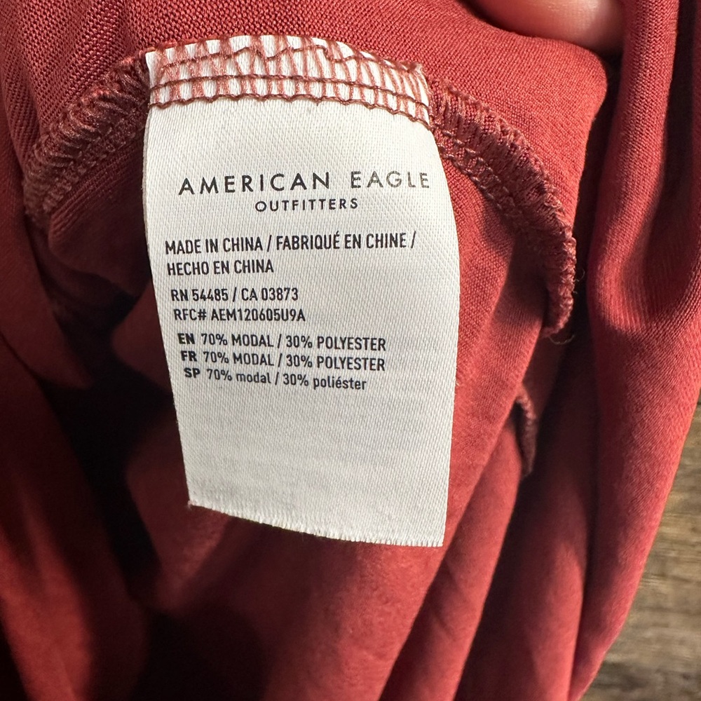 American Eagle Outfitters Red Spaghetti Strap Romper Jumpsuit - Picture 3 of 7